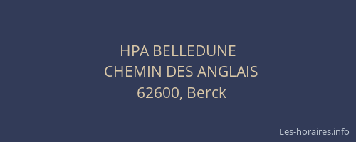 HPA BELLEDUNE