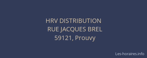 HRV DISTRIBUTION