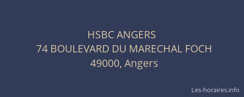 HSBC ANGERS