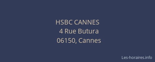 HSBC CANNES