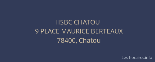 HSBC CHATOU