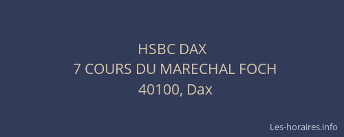 HSBC DAX