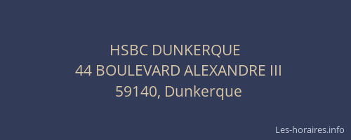 HSBC DUNKERQUE