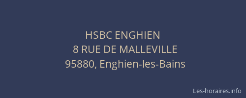 HSBC ENGHIEN
