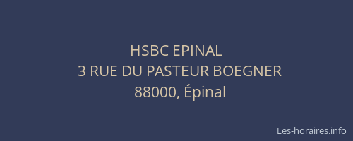 HSBC EPINAL