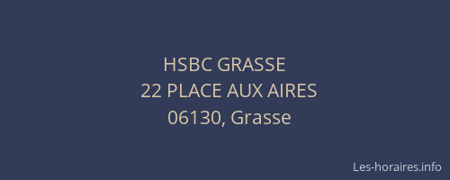 HSBC GRASSE