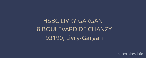 HSBC LIVRY GARGAN