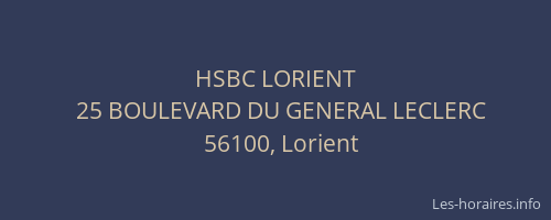 HSBC LORIENT