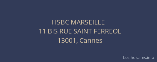 HSBC MARSEILLE