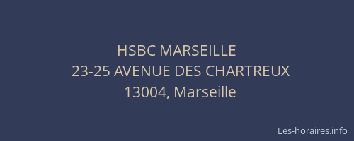 HSBC MARSEILLE