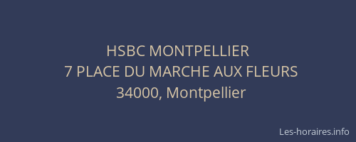 HSBC MONTPELLIER
