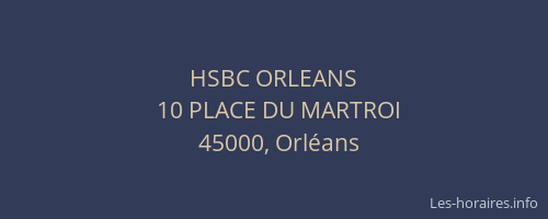 HSBC ORLEANS