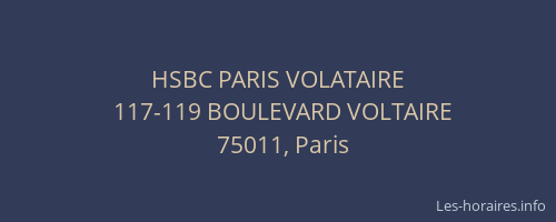 HSBC PARIS VOLATAIRE