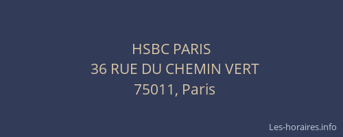 HSBC PARIS