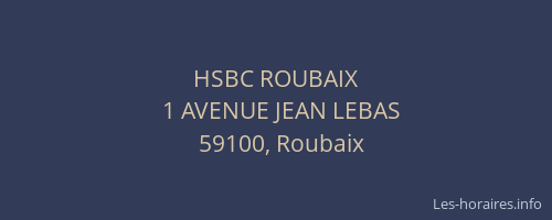 HSBC ROUBAIX