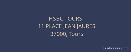 HSBC TOURS