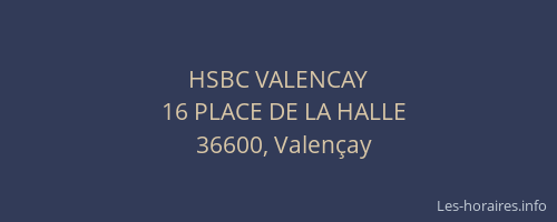 HSBC VALENCAY