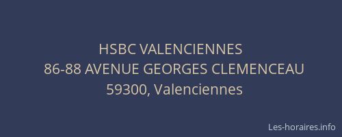 HSBC VALENCIENNES