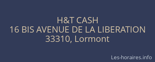 H&T CASH