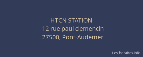 HTCN STATION