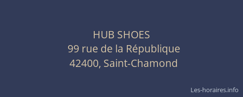 HUB SHOES
