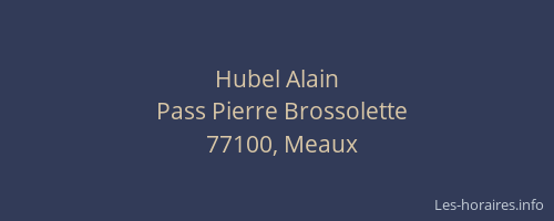 Hubel Alain