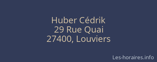 Huber Cédrik