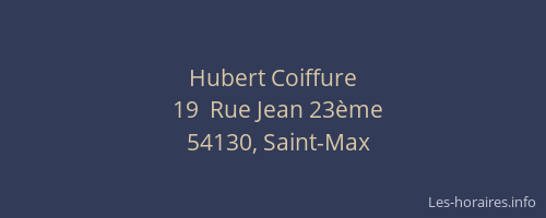 Hubert Coiffure