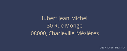 Hubert Jean-Michel