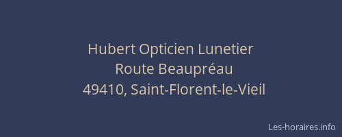 Hubert Opticien Lunetier