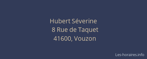 Hubert Séverine
