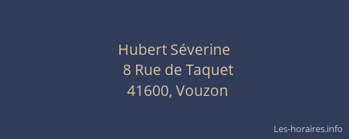 Hubert S&eacute;verine