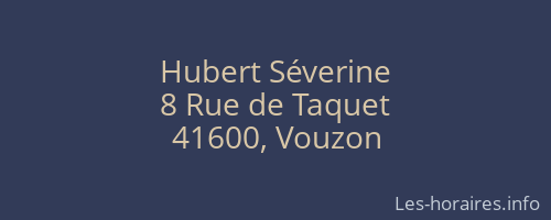 Hubert Séverine
