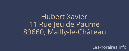 Hubert Xavier