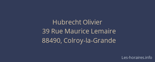Hubrecht Olivier
