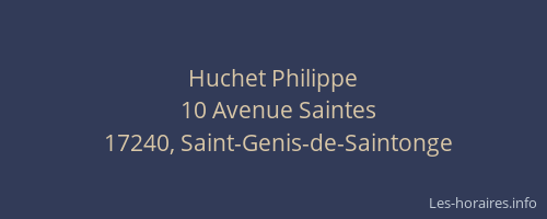 Huchet Philippe