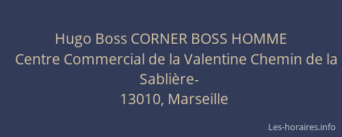 Hugo Boss CORNER BOSS HOMME