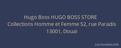 Hugo Boss HUGO BOSS STORE
