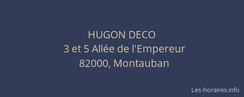 HUGON DECO