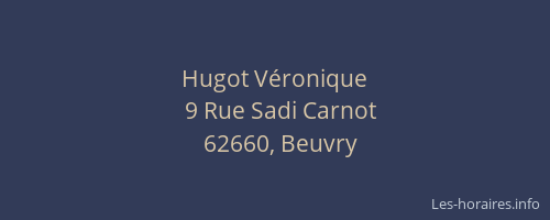 Hugot Véronique