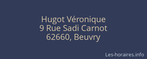 Hugot Véronique