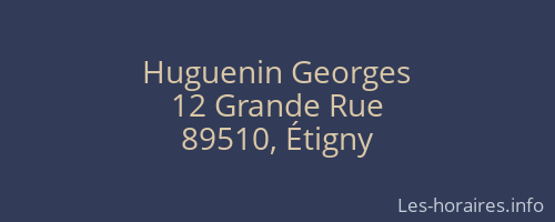 Huguenin Georges