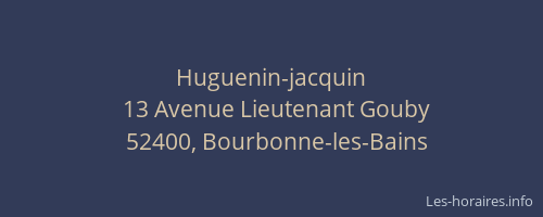 Huguenin-jacquin