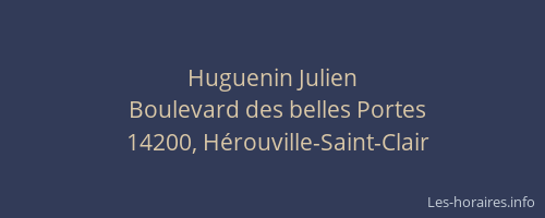 Huguenin Julien