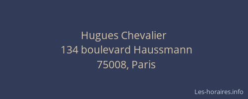 Hugues Chevalier