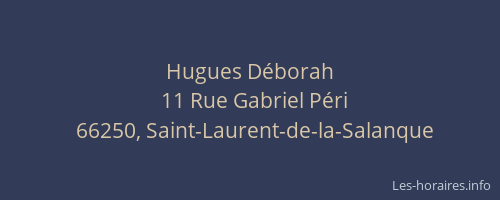 Hugues D&eacute;borah
