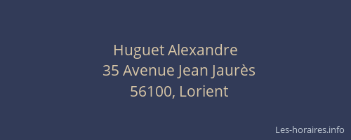 Huguet Alexandre