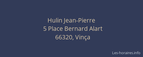 Hulin Jean-Pierre