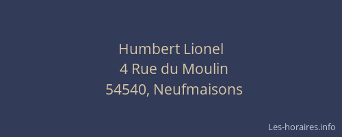 Humbert Lionel
