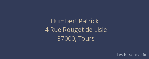 Humbert Patrick